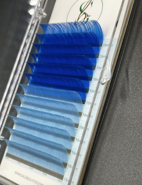 Blue Ombre Cashmere Lashes