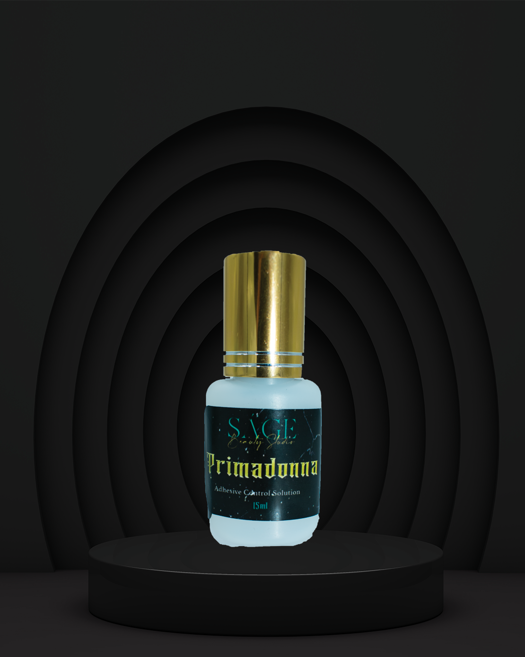 Primadonna Adhesive Control Solution (Glue Aid) is used in unstable environments such as variations in humidity and temperature. Pro Tip: Use product to prevent lash fans from absorbing glue.